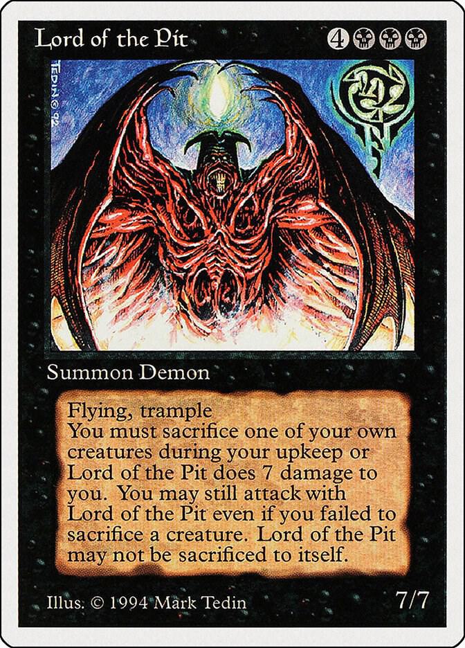 Lord of the Pit 116 card from Summer Magic