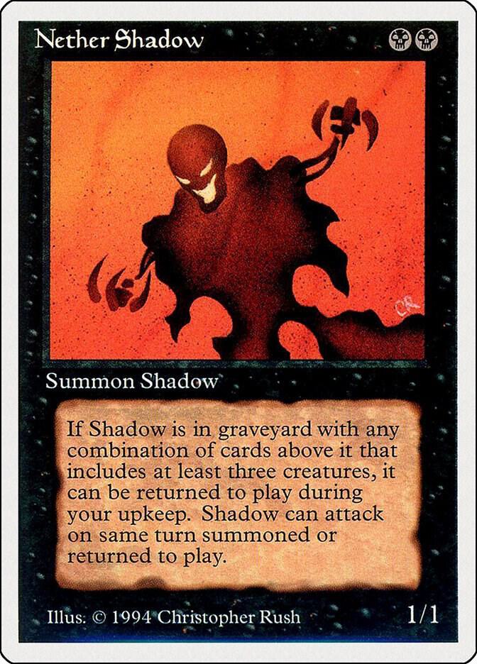 Nether Shadow 118 card from Summer Magic
