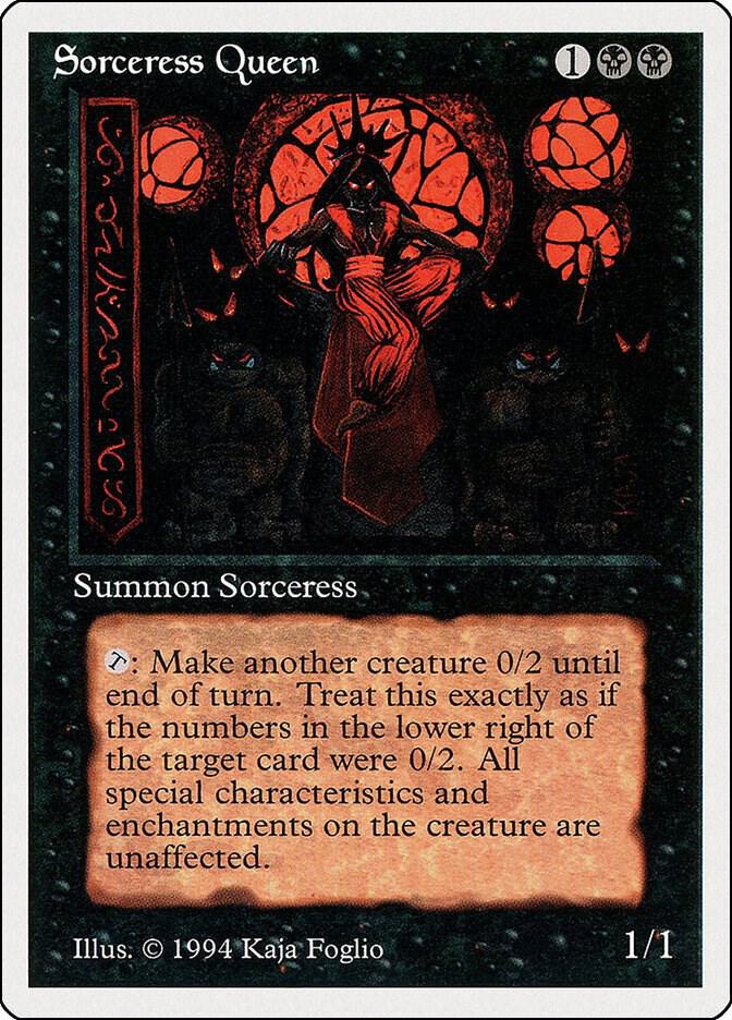 Sorceress Queen 131 card from Summer Magic