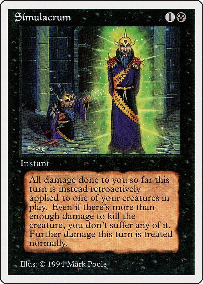 Simulacrum 130 card from Summer Magic