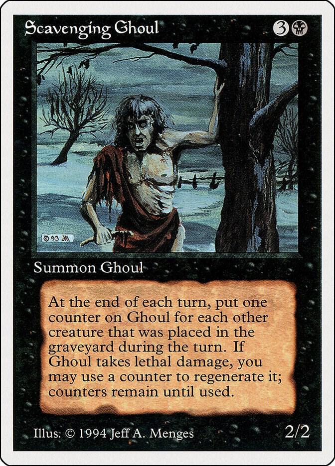 Scavenging Ghoul 128 card from Summer Magic