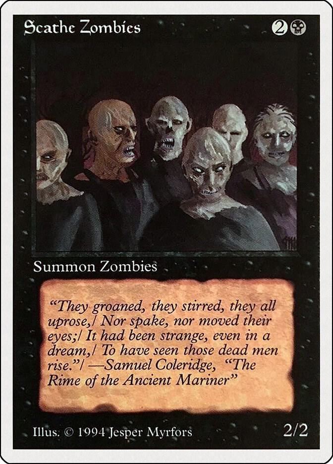 Scathe Zombies 127 card from Summer Magic