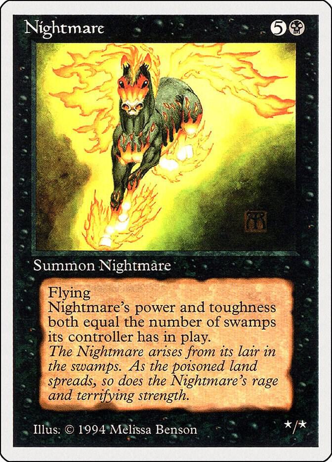 Nightmare 120 card from Summer Magic