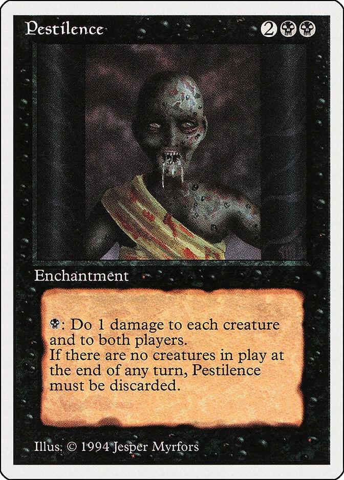 Pestilence 122 card from Summer Magic