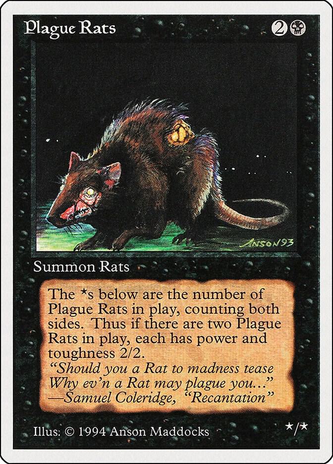 Plague Rats 123 card from Summer Magic