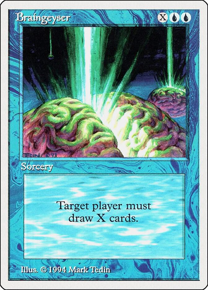 Braingeyser 50 card from Summer Magic