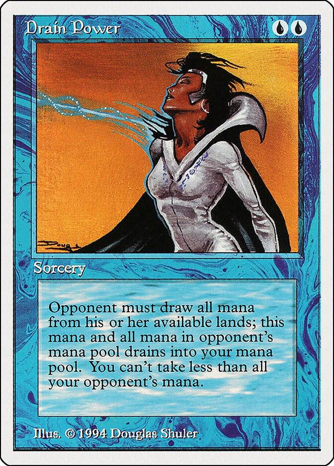 Drain Power 56 card from Summer Magic