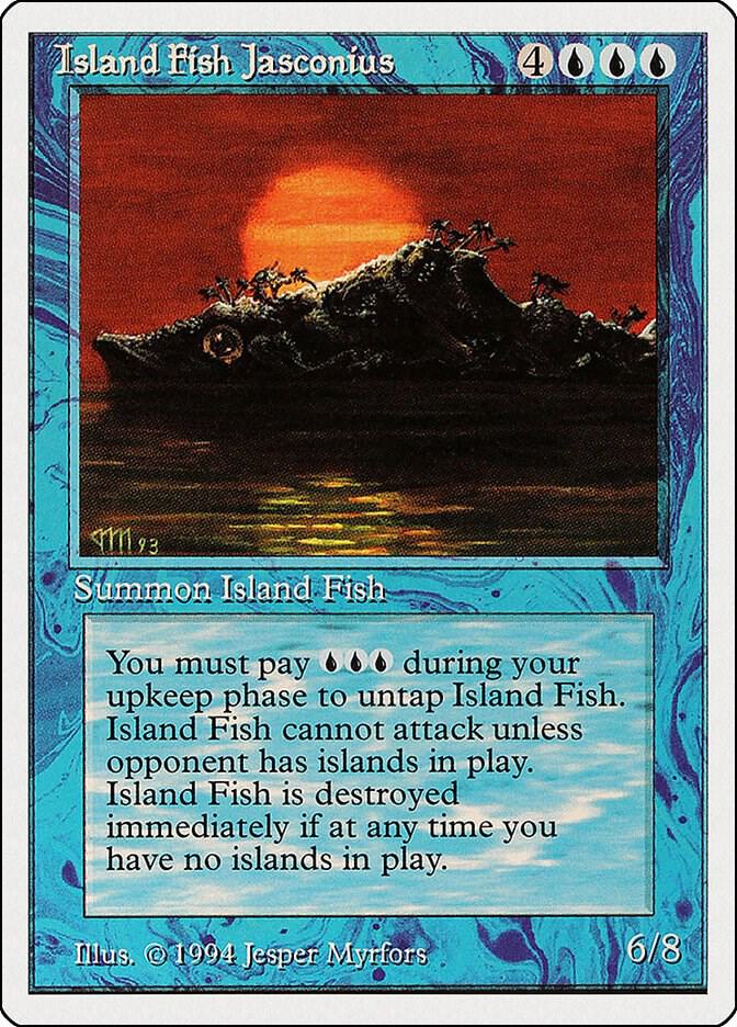 Island Fish Jasconius 61 card from Summer Magic