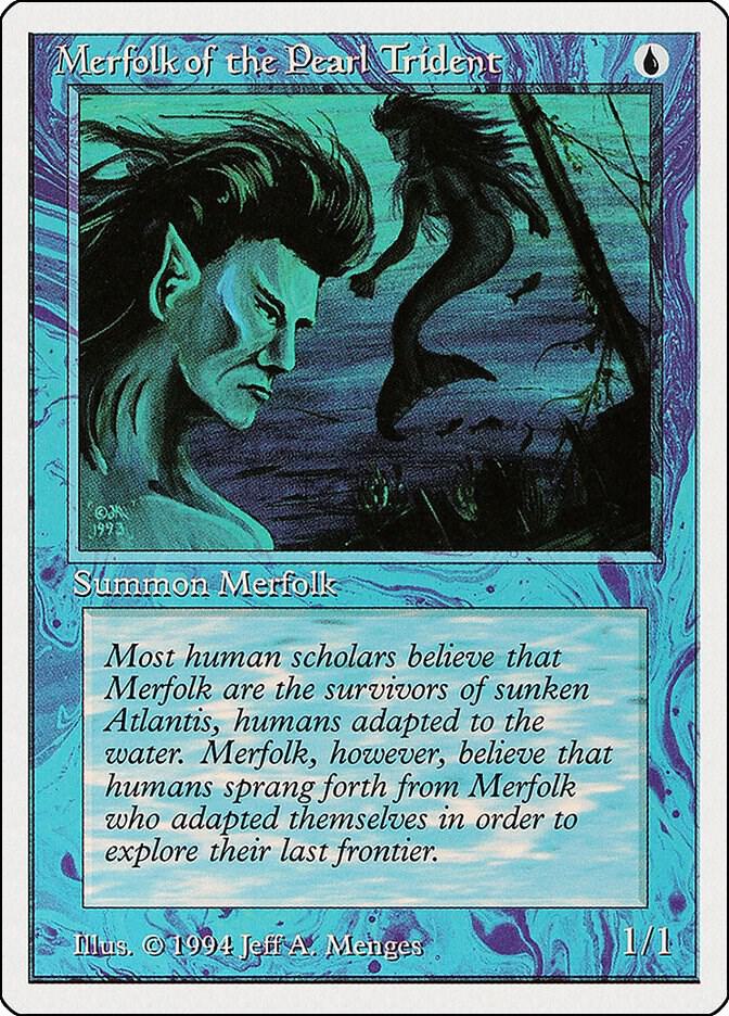 Merfolk of the Pearl Trident 68 card from Summer Magic