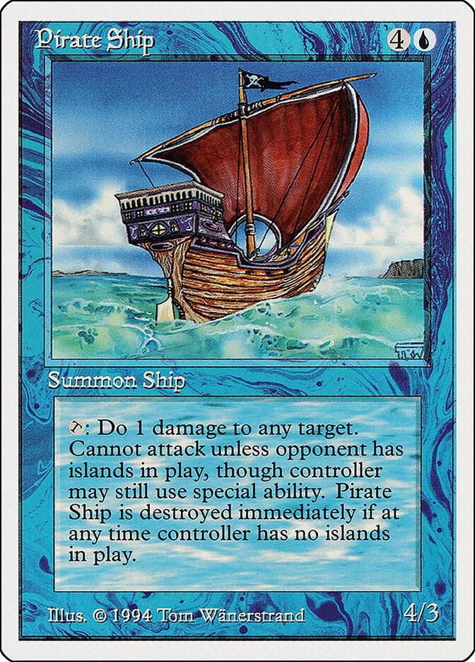 Pirate Ship 72 card from Summer Magic