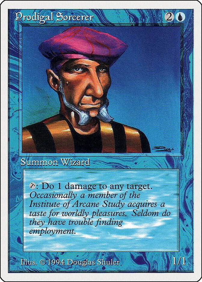 Prodigal Sorcerer 75 card from Summer Magic