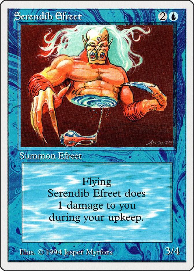 Serendib Efreet 79 card from Summer Magic