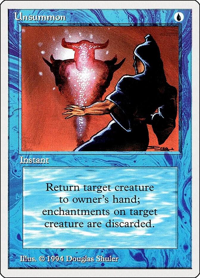 Unsummon 87 card from Summer Magic