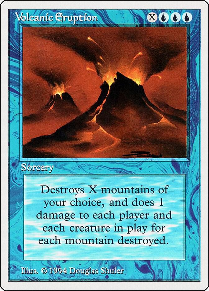 Volcanic Eruption 89 card from Summer Magic