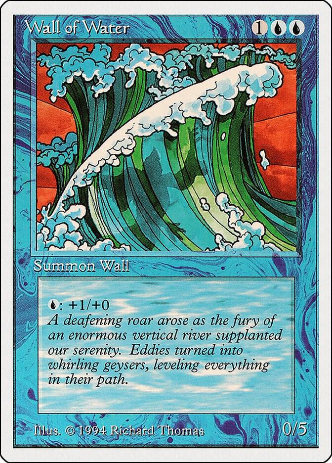 Wall of Water 91 card from Summer Magic
