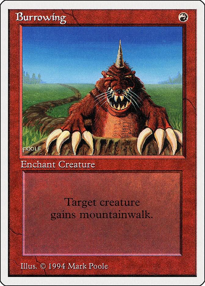 Burrowing 140 card from Summer Magic
