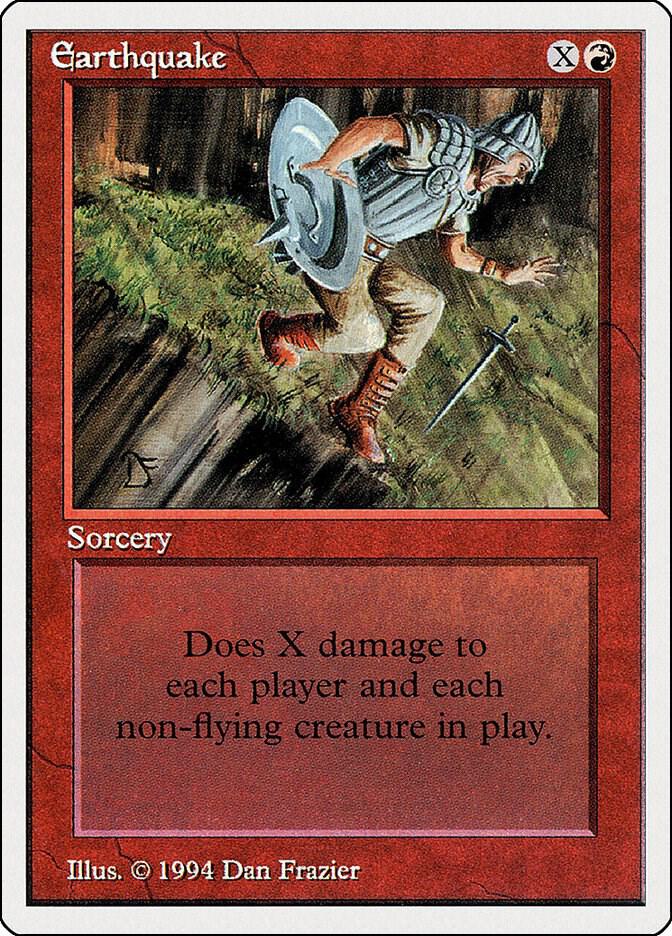 Earthquake 148 card from Summer Magic