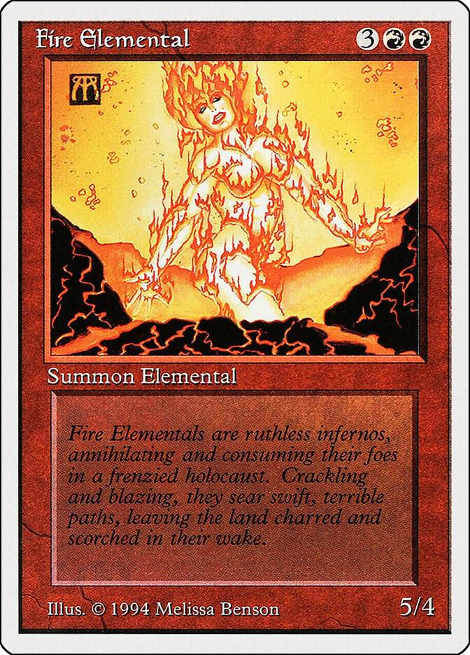 Fire Elemental 149 card from Summer Magic
