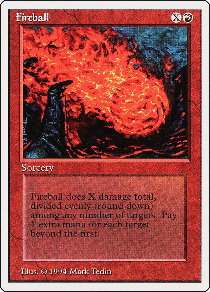 Fireball 150 card from Summer Magic