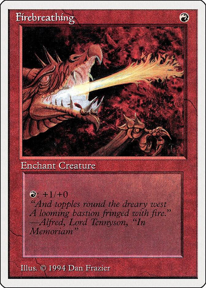 Firebreathing 151 card from Summer Magic