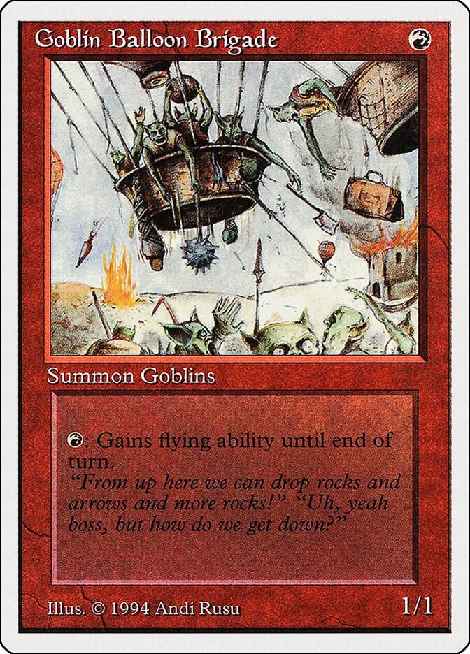 Goblin Balloon Brigade 154 card from Summer Magic