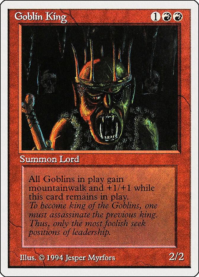 Goblin King 155 card from Summer Magic