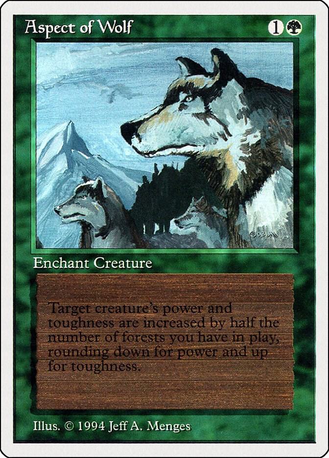 Aspect of Wolf 186 card from Summer Magic
