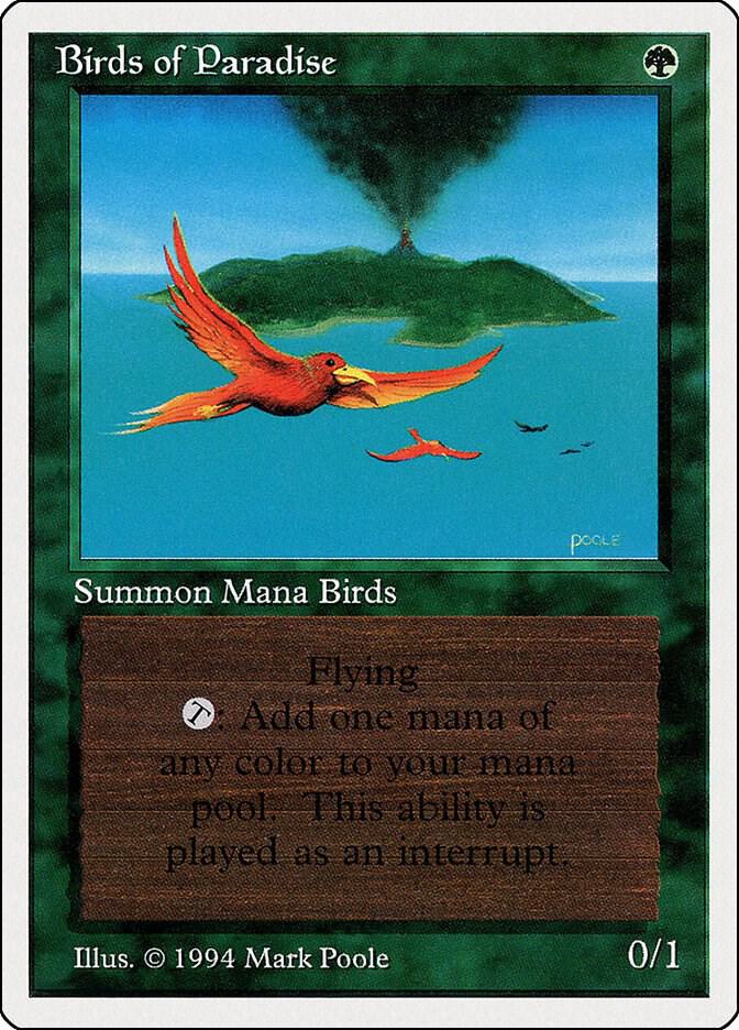 Birds of Paradise 187 card from Summer Magic
