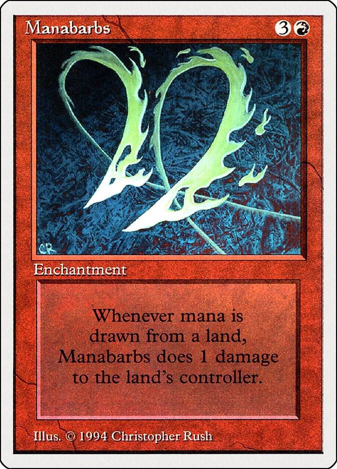 Manabarbs 165 card from Summer Magic