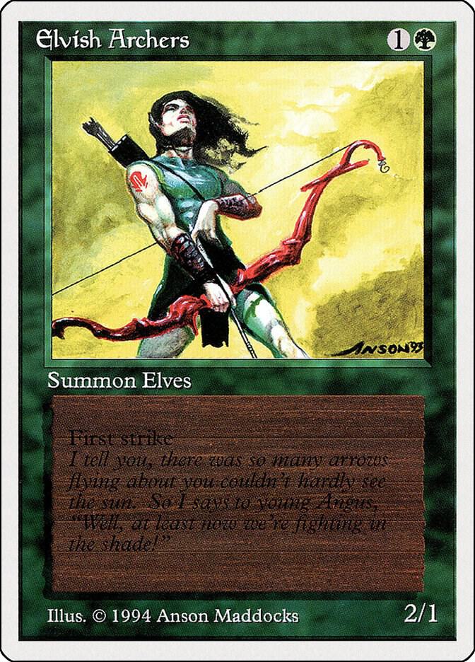 Elvish Archers 193 card from Summer Magic