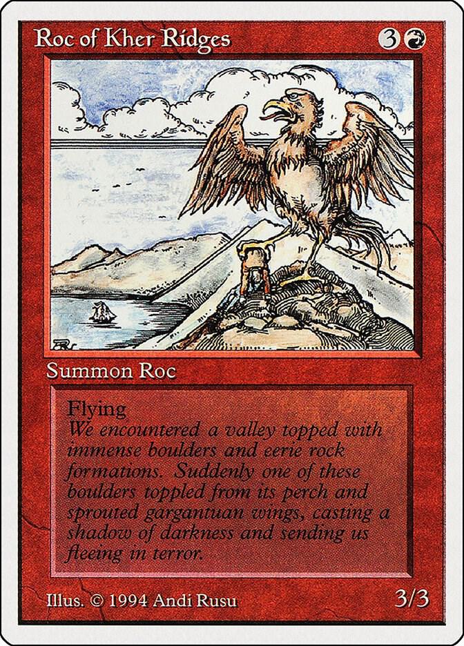 Roc of Kher Ridges 172 card from Summer Magic