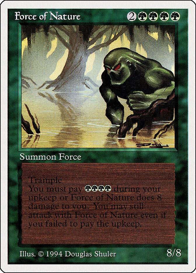 Force of Nature 196 card from Summer Magic
