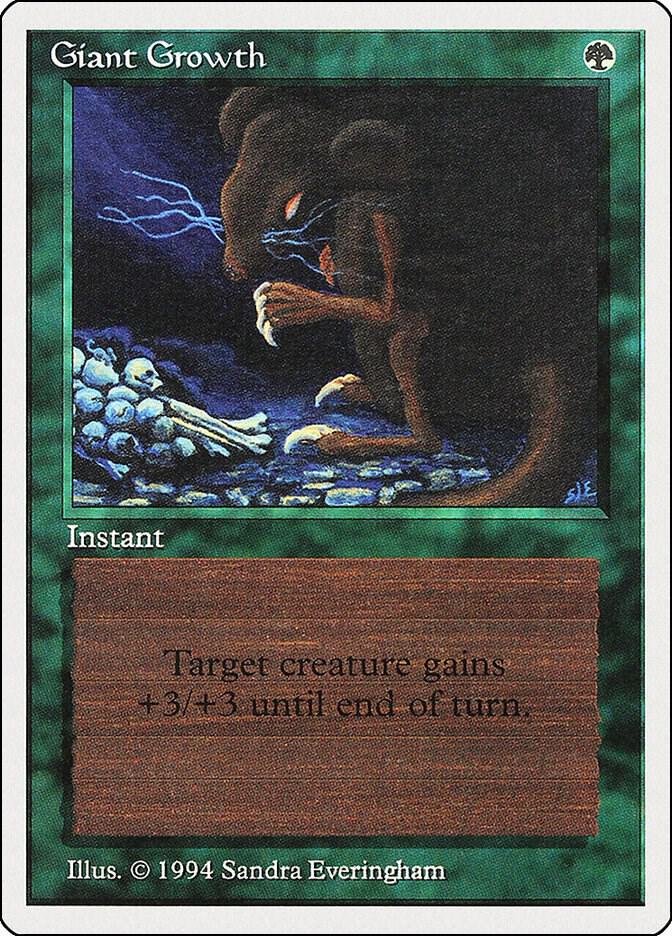 Giant Growth 199 card from Summer Magic