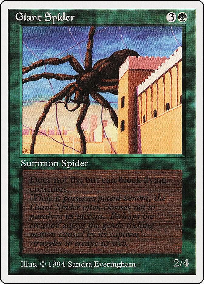 Giant Spider 200 card from Summer Magic