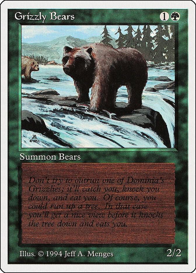 Grizzly Bears 201 card from Summer Magic