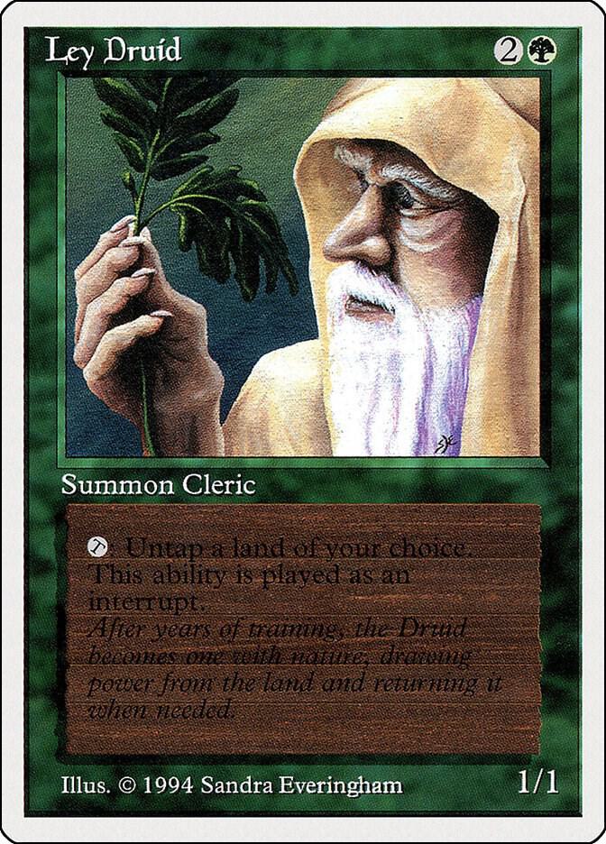 Ley Druid 206 card from Summer Magic