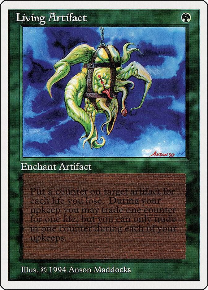 Living Artifact 209 card from Summer Magic