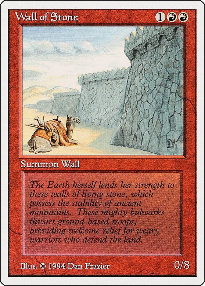 Wall of Stone 184 card from Summer Magic
