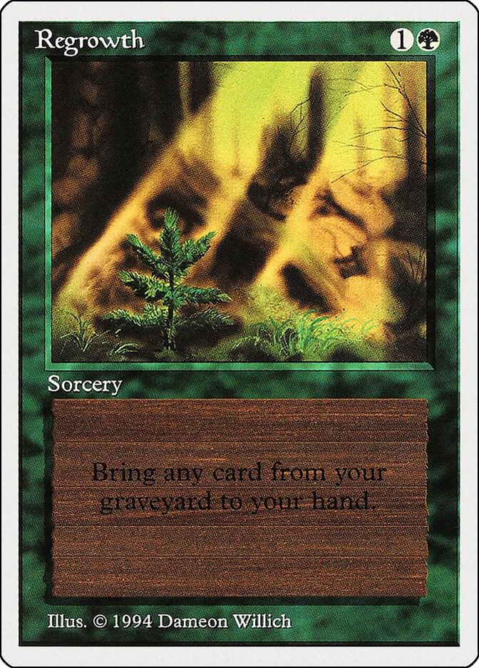 Regrowth 214 card from Summer Magic