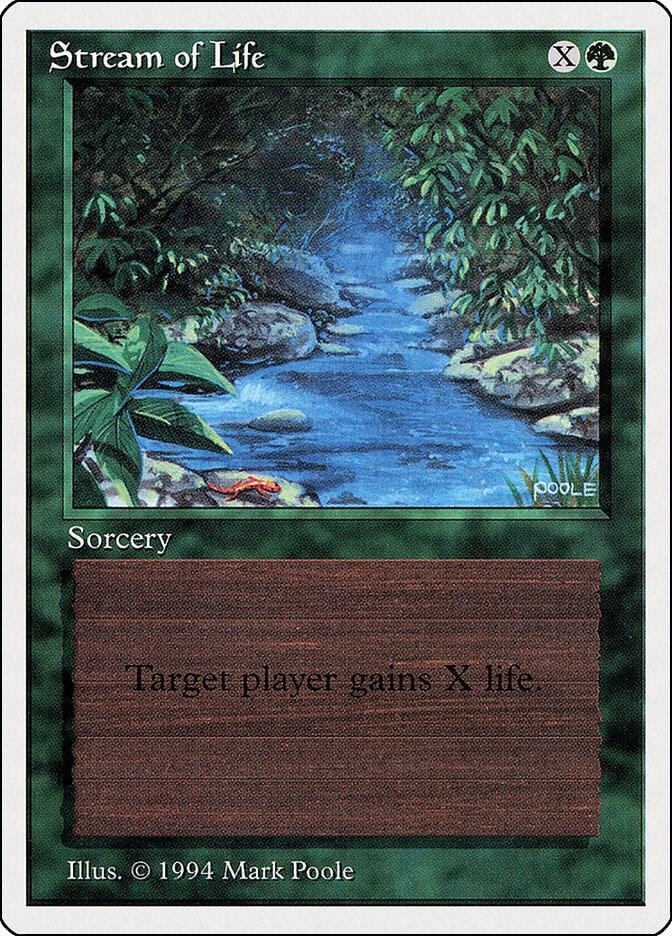 Stream of Life 217 card from Summer Magic