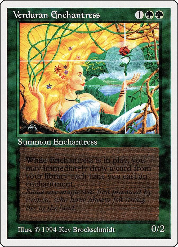 Verduran Enchantress 223 card from Summer Magic
