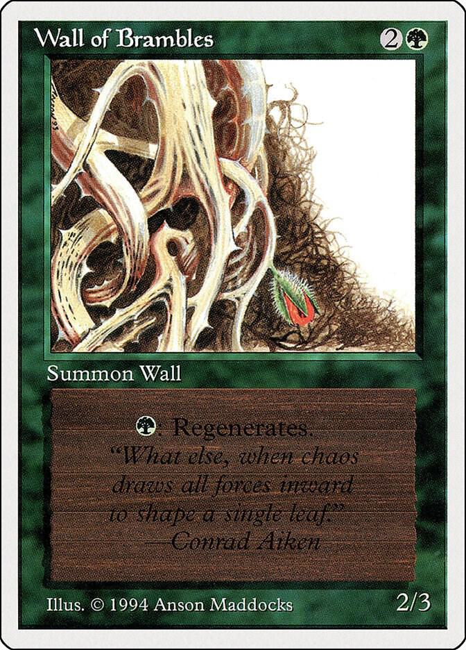 Wall of Brambles 224 card from Summer Magic