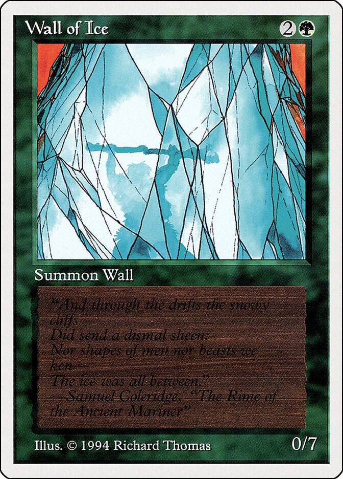 Wall of Ice 225 card from Summer Magic