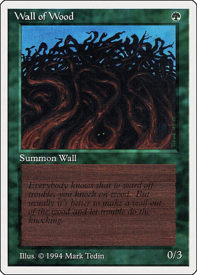 Wall of Wood 226 card from Summer Magic