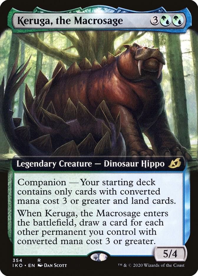 Keruga, the Macrosage (Extended Art) 354 card from Ikoria: Lair of Behemoths