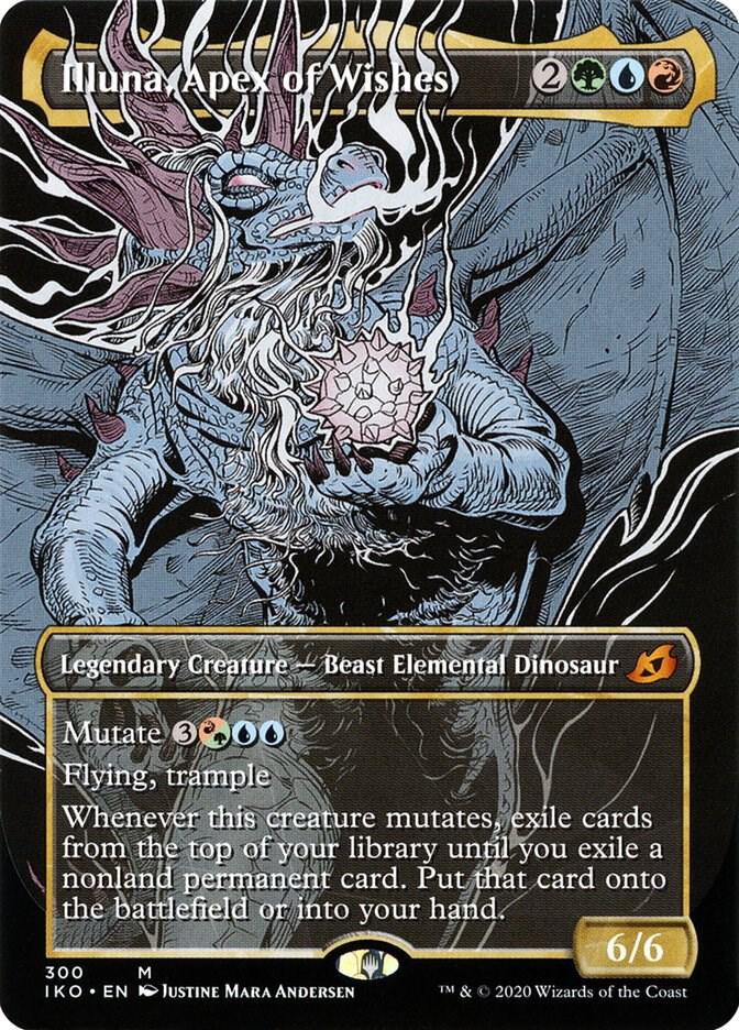 Illuna, Apex of Wishes (Showcase) 300 card from Ikoria: Lair of Behemoths