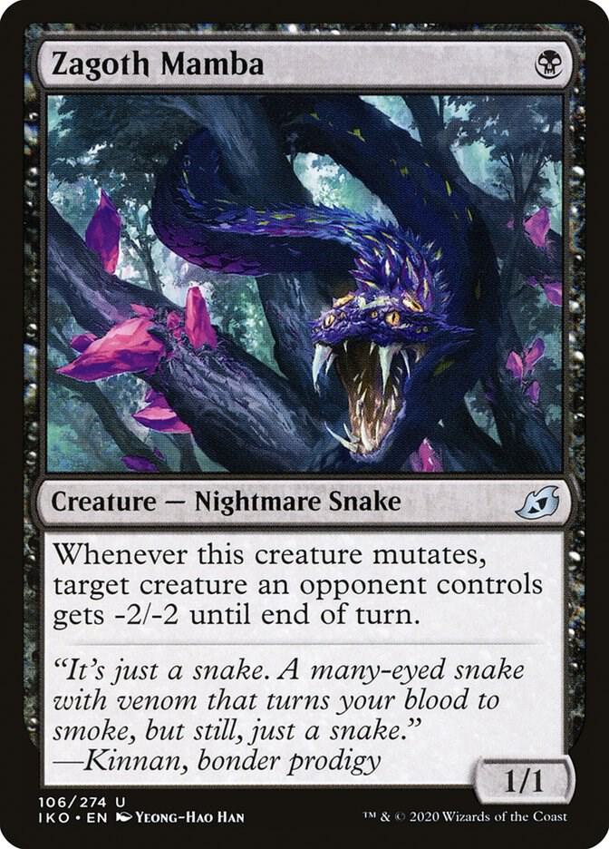 Zagoth Mamba 106 card from Ikoria: Lair of Behemoths
