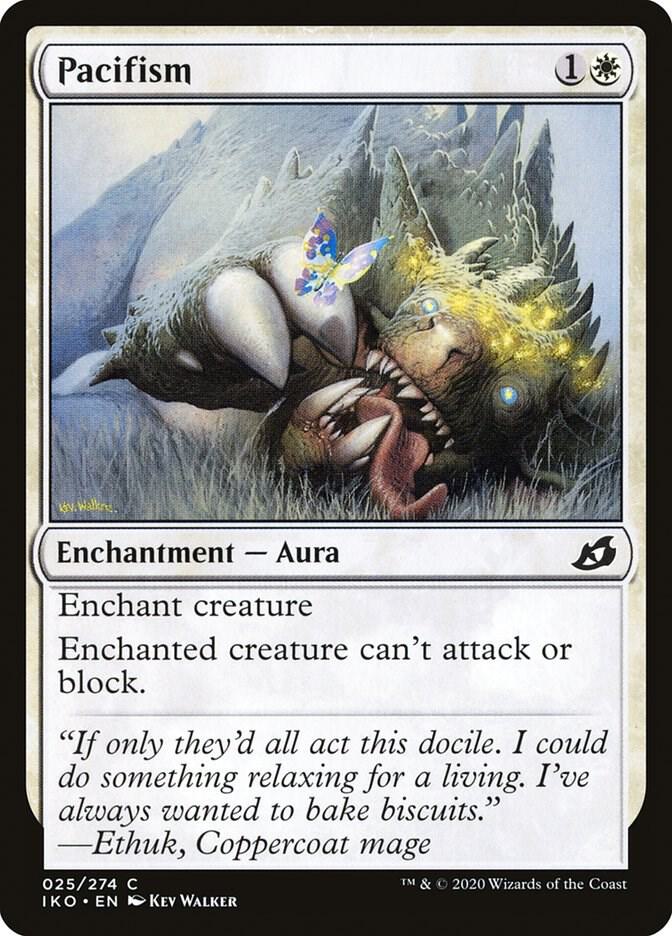 Pacifism 25 card from Ikoria: Lair of Behemoths