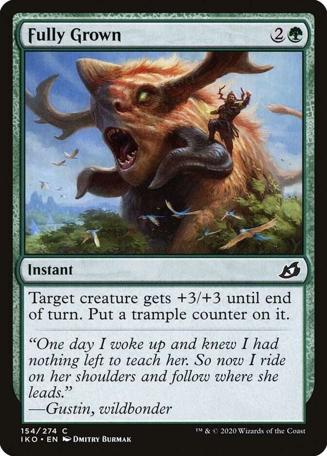 Fully Grown 154 card from Ikoria: Lair of Behemoths
