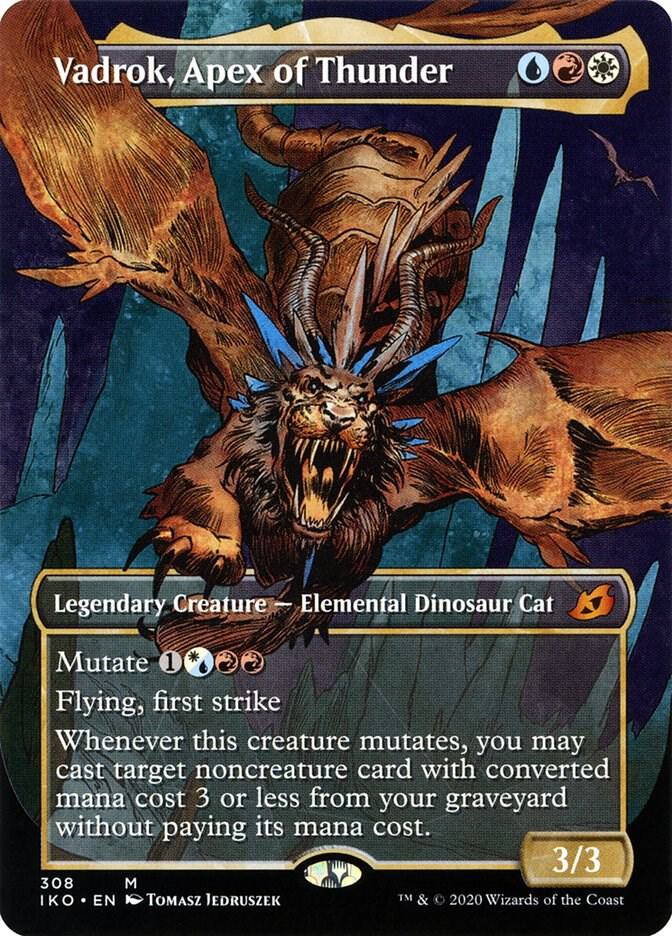 Vadrok, Apex of Thunder (Showcase) 308 card from Ikoria: Lair of Behemoths